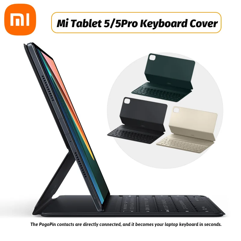 

Двухсторонний защитный чехол Xiaomi для планшета и клавиатуры для Mi Pad 5/5Pro, оригинальные аксессуары, клавиатура ESC Pogo Pin Contact