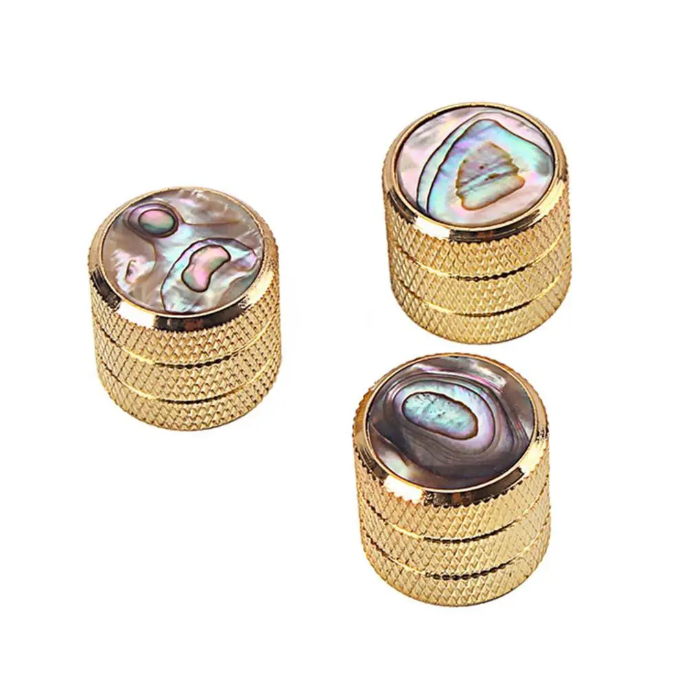 

3pcs/set Electric Guitar Knob LP Guitar Volume Tone Control 2T1V Potentiometer Cap Musical Instrument Accessories
