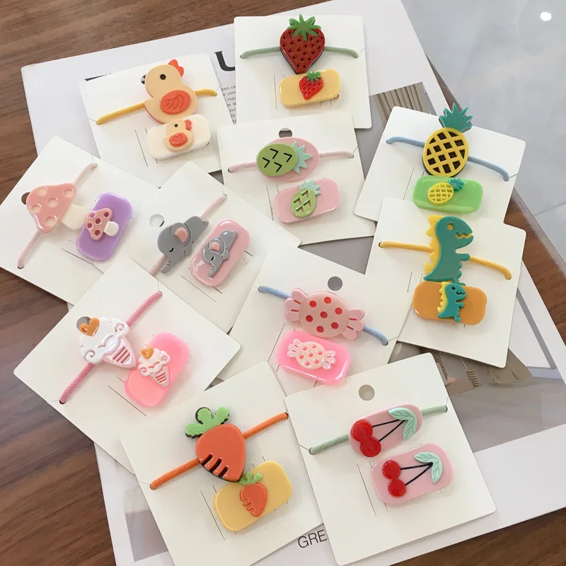 

Заколки для волос детские акриловые, для девочек