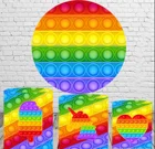 Круглый круглый фон мультфильм поп-it фиджет фон для мальчиков день рождения вечевечерние НКА стол Обложка для фотостудии