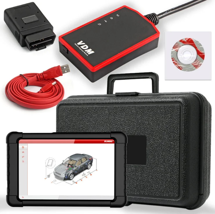 UCANDAS VDM WiFi полная система OBDII Автомобильный сканер неисправностей автомобильный