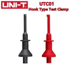 _ UTC01 тестовый зажим с крючком, Whorl Pattem, безопасная ручка, зажим типа аллигатора, _ 62 мм Длина зонда