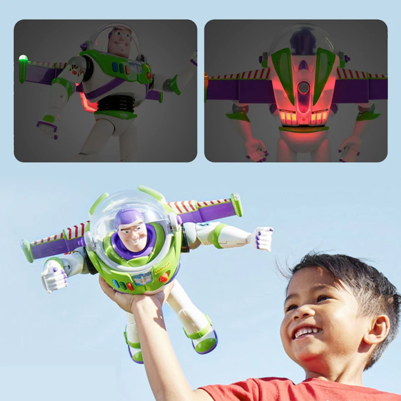 Disney Pixar Toy Story 3 4 Buzz Lightyear фигурки говорящие игрушки огни на английском языке