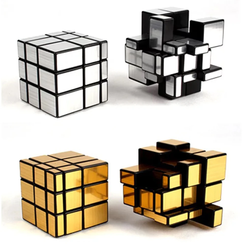 Зеркальный волшебный куб антистресс креативный пазл Карманный обучающие