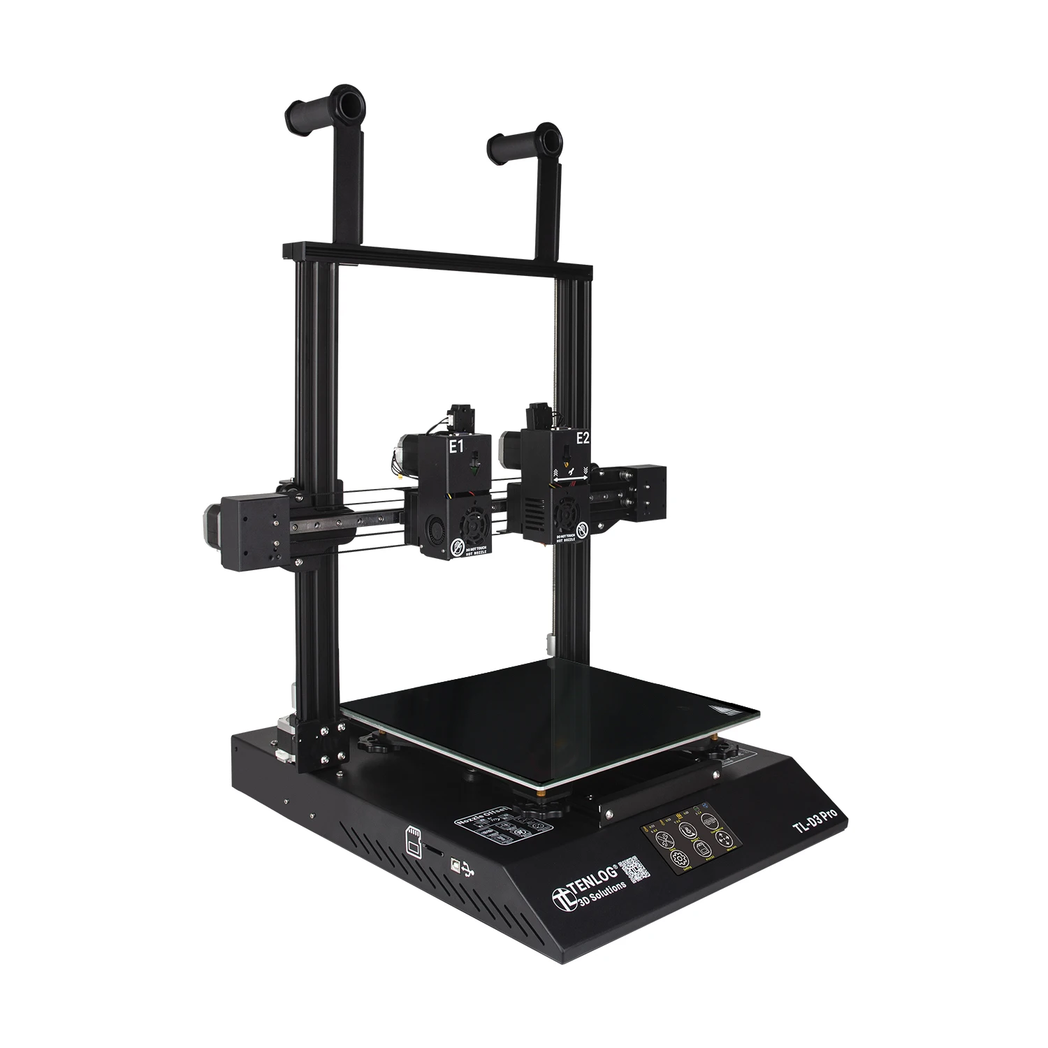 3D-принтер TENLOG TL-D3 PRO 7 шт. TMC2209 Независимый двойной экструдер 300 градусов высокая