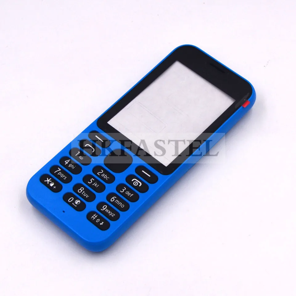 HKFASTEL высококачественный корпус клавиатуры для Nokia 215 Dual SIM Полный Мобильный телефон чехол с клавиатурой