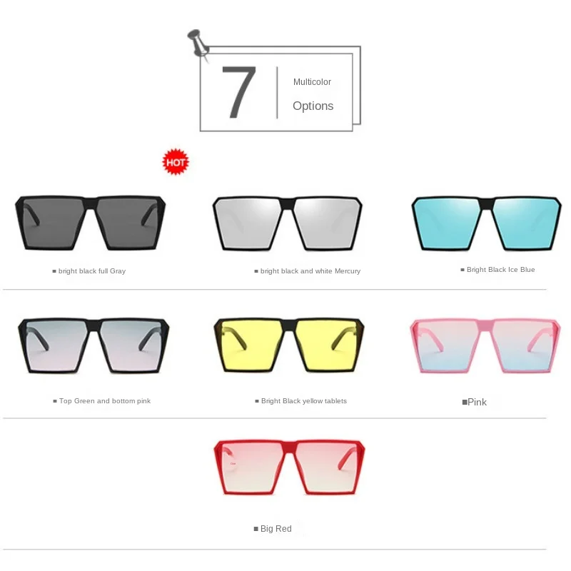 

2020 Fashion All-match Glasses Baby Boy Sunglasses New Square-frame Sun Glasses Korean Children Fashion Girl Sunglasses Trendy