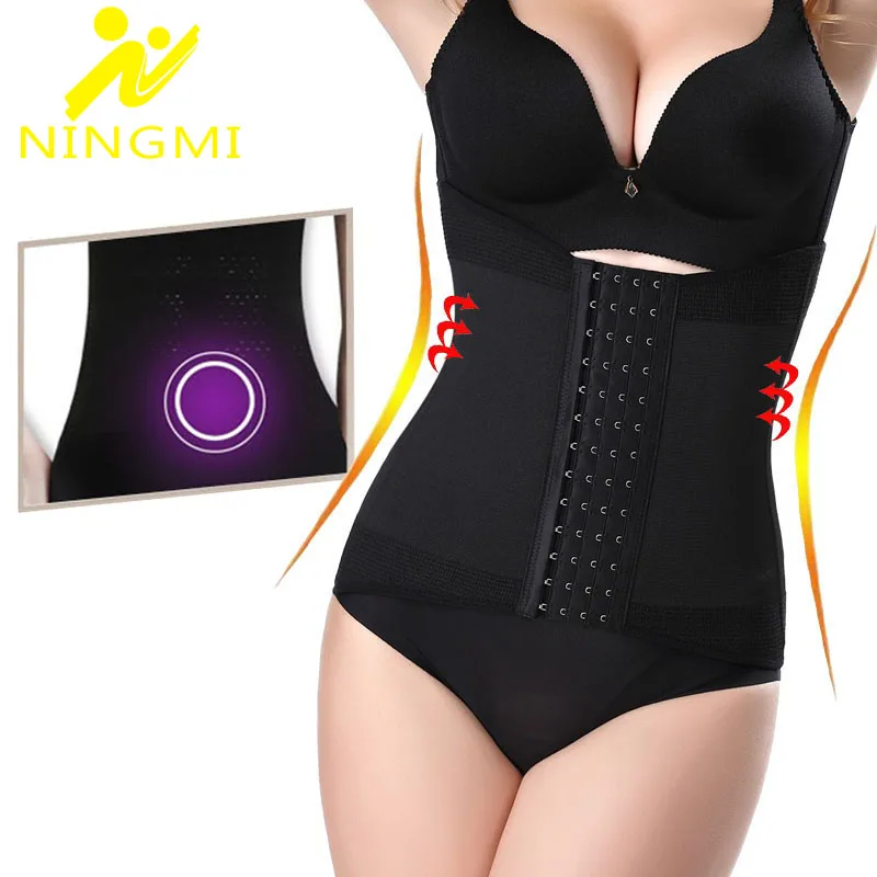 NINGMI для похудения талии тренажер женщин шейкер тела моделирующий пояс