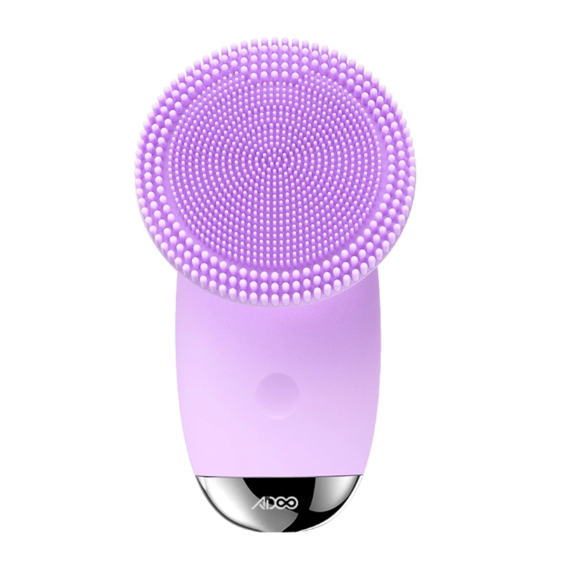 

Silicone Electric Face Cleansing Brush Rechargeable Deep Facial Cleanser Brush Skin Care