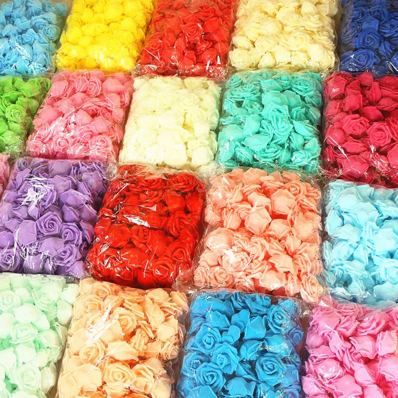 100 шт. мыльные розы искусственные цветы аксессуары для украшения дома розовый