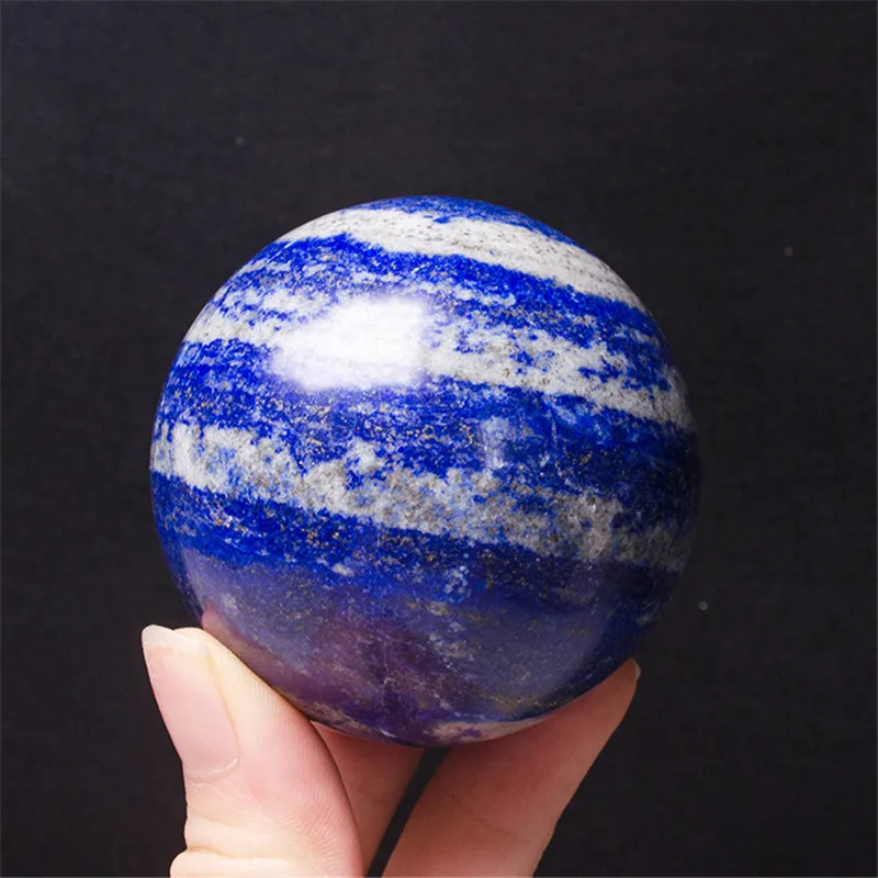 1pc 40mm 50mm 60mm 70mm Natural Polished Lapis Lazuli Crystal Quartz ball Sphere for decorative |