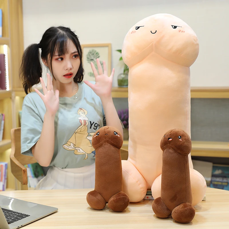 1pc 30-90CM Funny Sexy Penis Plush Toys Creative Stuffed Soft Sleeping Pillow for Lovers Girlfriend Lovely Birthday Gift Dolls | Игрушки и
