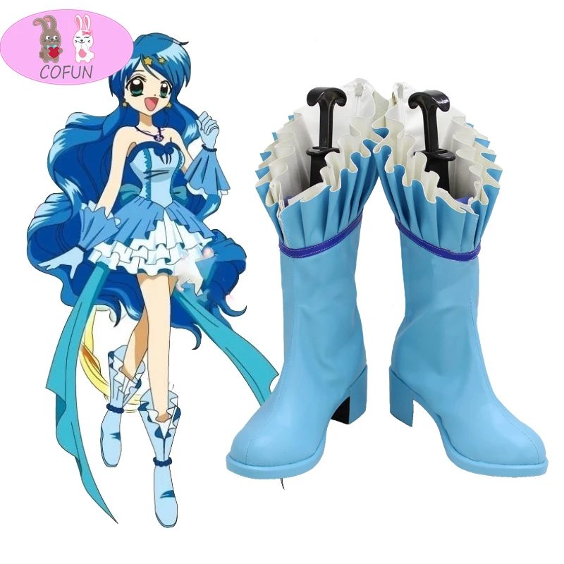 COFUN аниме Русалка Мелодия Ханон хошо Сапоги Косплей на заказ|Туфли| |