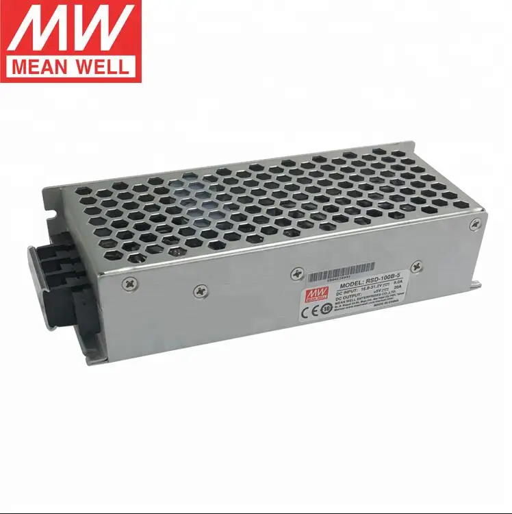MEAN WELL RSD-100 DC5V 12V 24V 100W автобус трамвай метро железная дорога Телеком беспроводной
