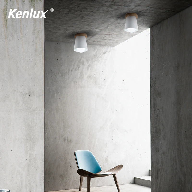 

Nordic Surface Mounted LED Wooden Ceiling Light LED lights 5W Ceiling lamp Modern Lamp for Bedroom Living Room Lighting Fixture