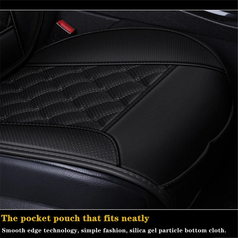 vender Couro à Prova Dwaterproof água Capa De Assento Do Carro Protetor De Almofada Esteira Frente Universal Backret Respirável Van Auto Assento Do Carro Protetor Almofada