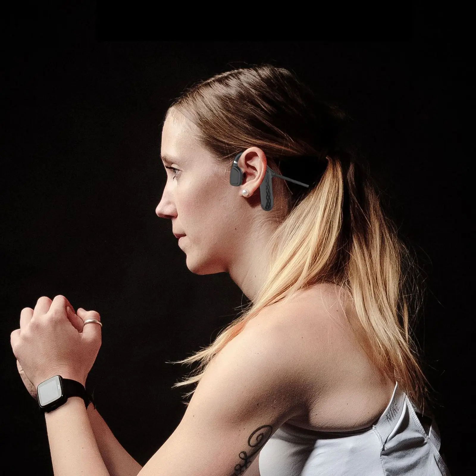 Наушники с костной проводимостью Bluetooth Беспроводные спортивные наушники