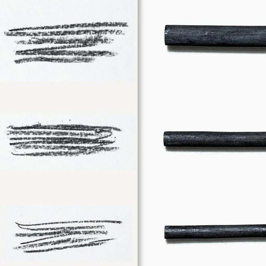 20 шт./компл. ивовой лозы эскиз палочки для древесного угля прибл. 2-4 мм/4-5 мм/5-7 мм