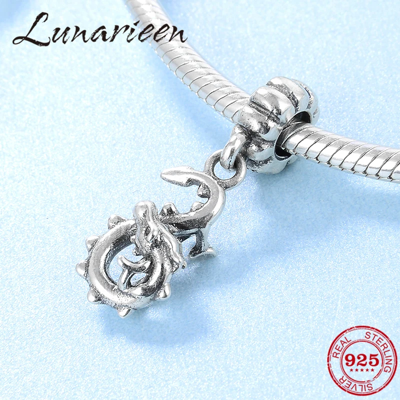 

Бусина-Шарм для браслета, из серебра 925 пробы, 12 дюймов