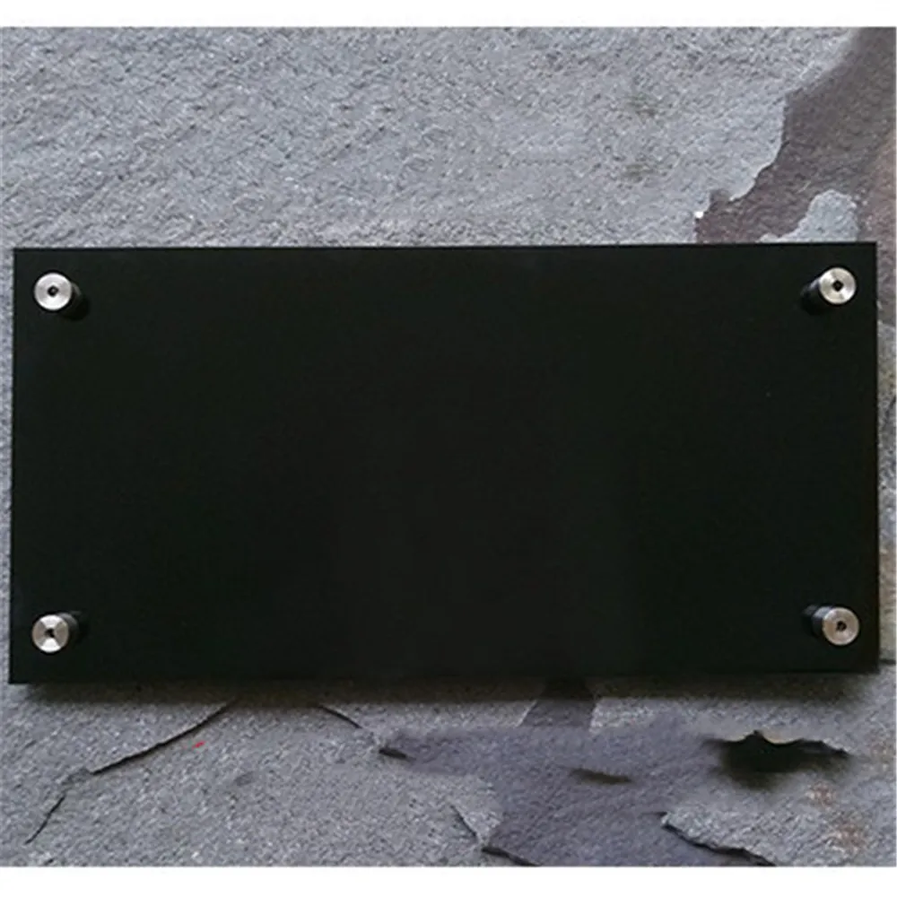 

Black Acrylic Design Apartment Plaque Modern Any size