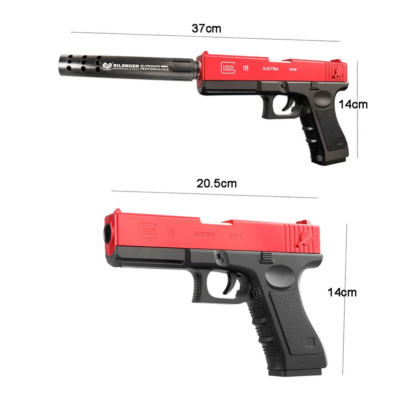 M1911 Glock EVA строительное оружие ручной пневматический пистолет для страйкбола с