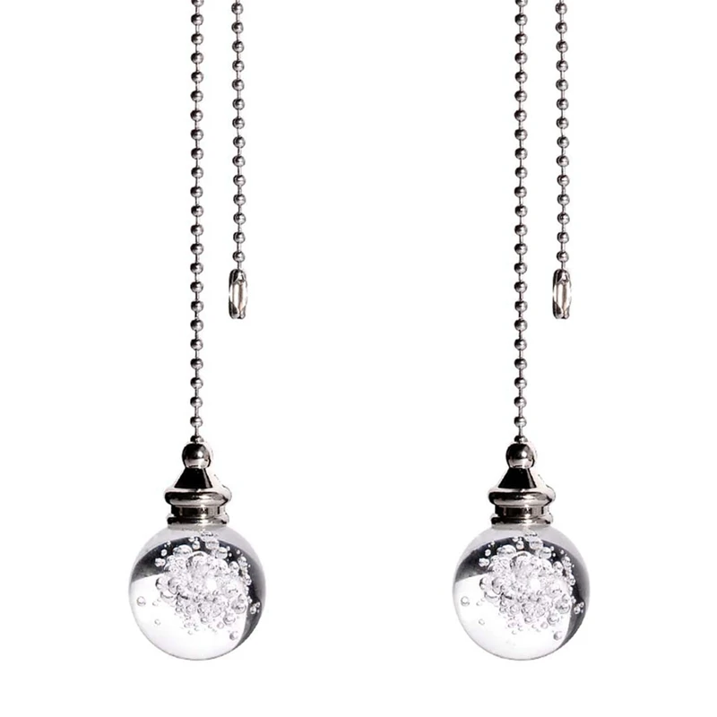 

Ослепительный потолочный вентилятор, комплект из 2 хрустальных шариков для удлинения цепи, с соединителем для потолосветильник светильник...