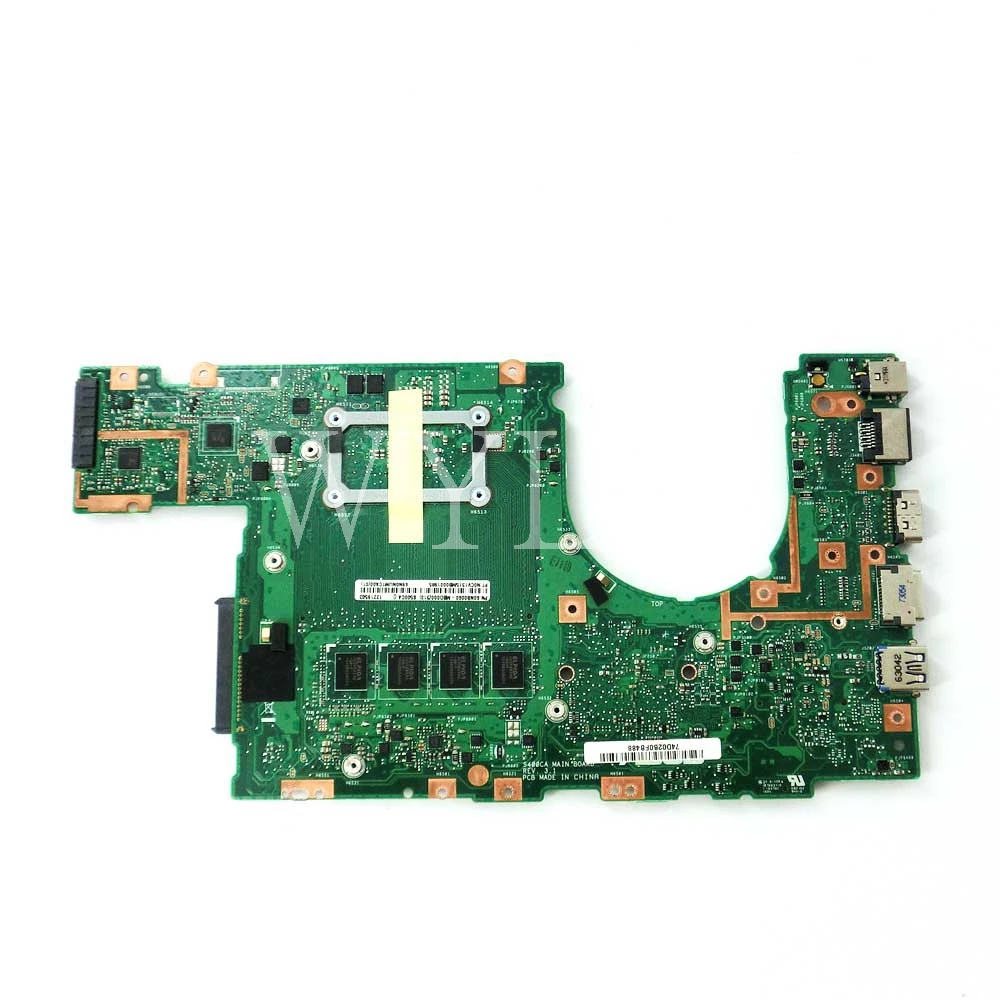 Материнская плата с процессором S400CA материнская 4 ГБ для ASUS S400 S400C S500CA S500C ноутбука
