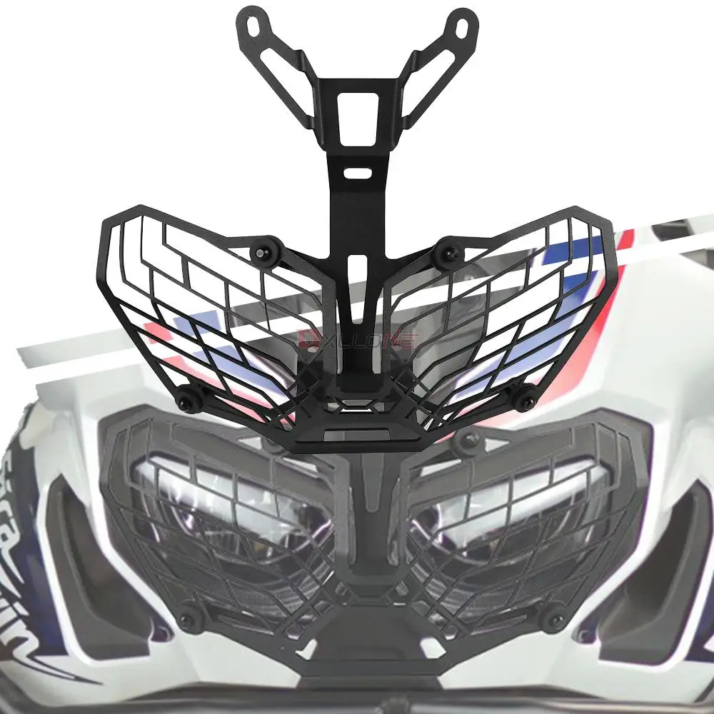 

FOR HONDA CRF1000L Africa Twin ADVENTURE Sports 2017-2021 2020 Motorcycle Headlight Grille Guard Cover Lamp Protector CRF 1000 L