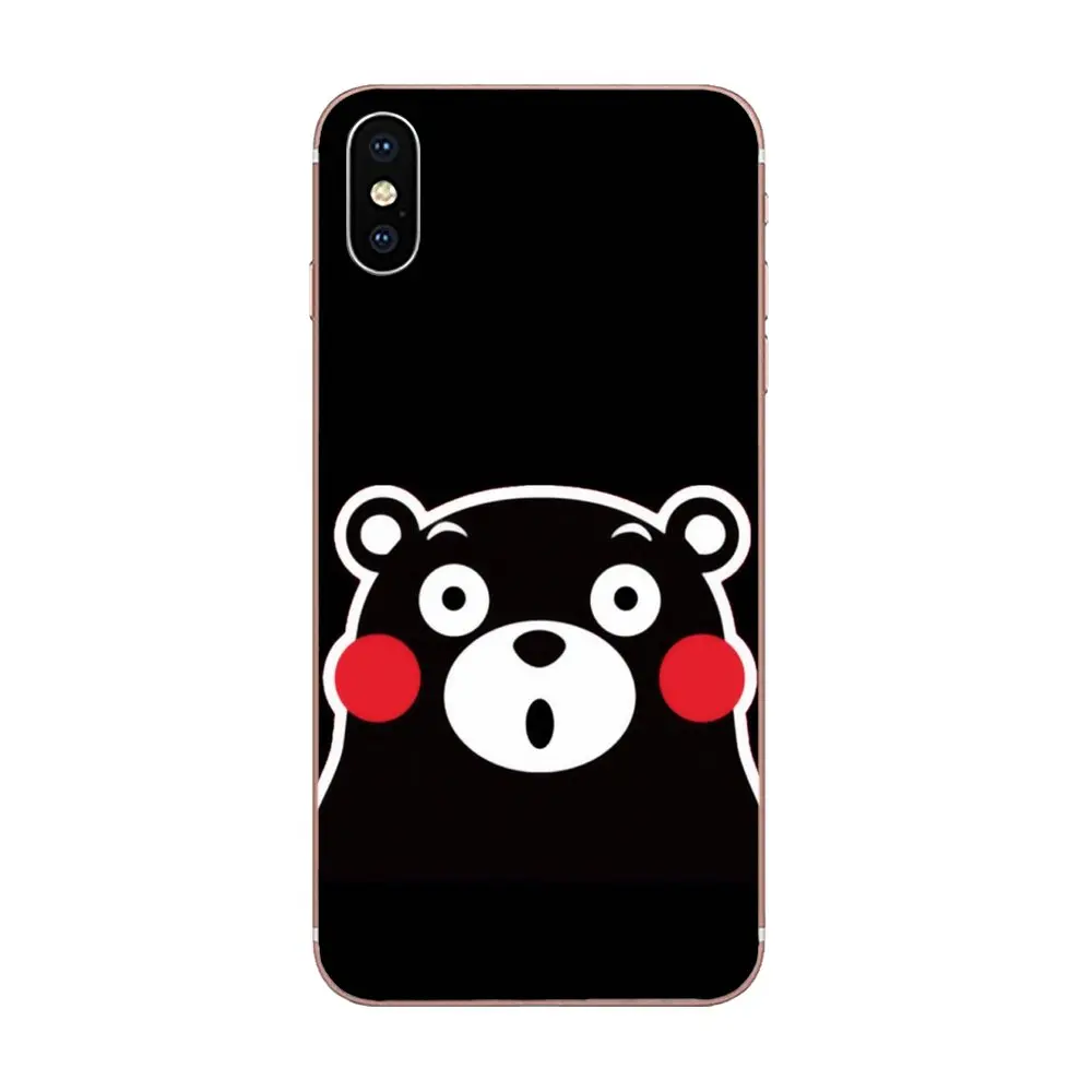 Чехол для Apple IPhone X XS Max XR 4 4s 5 5C 5S SE 6 6S 7 8 Plus из ТПУ с рисунком Kumamon|Чехлы-накладки| |