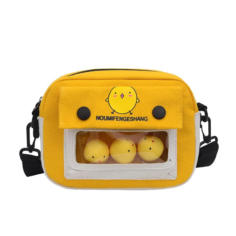 

Cute All-Match Ins Canvas Small Bag Female Bag New 2021 Summer Small Fresh Student One-Shoulder Messenger Bag Tide