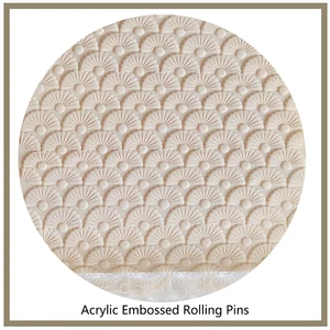 1 шт. кухонные аксессуары тисненые Скалки для выпечки помадки сахарной глазури инструменты для украшения тортов