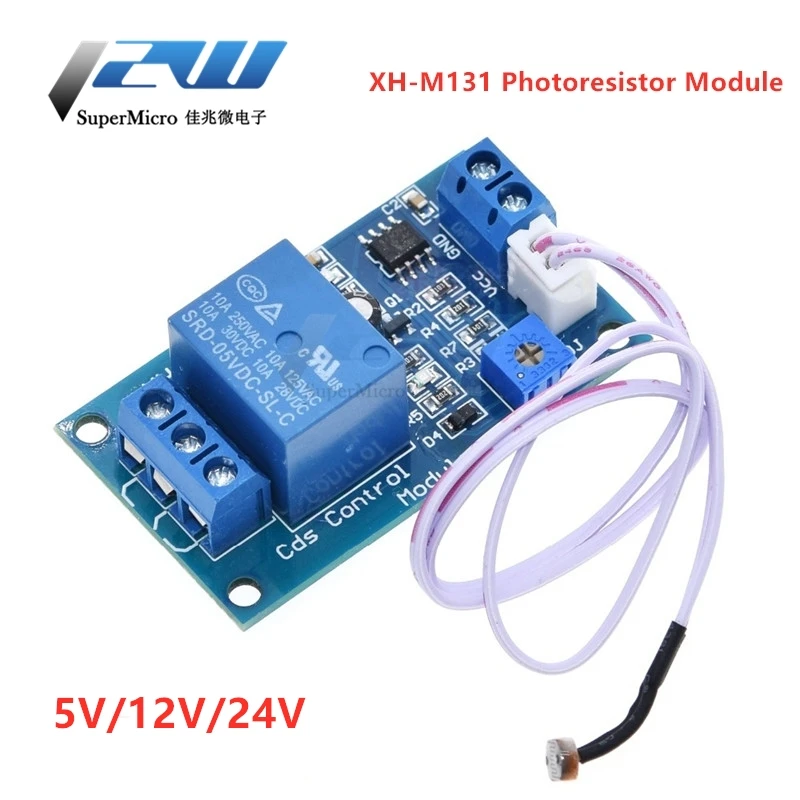 XH M131 DC 5V / 12V 24V выключатель управления светом реле фоторезистора обнаружение