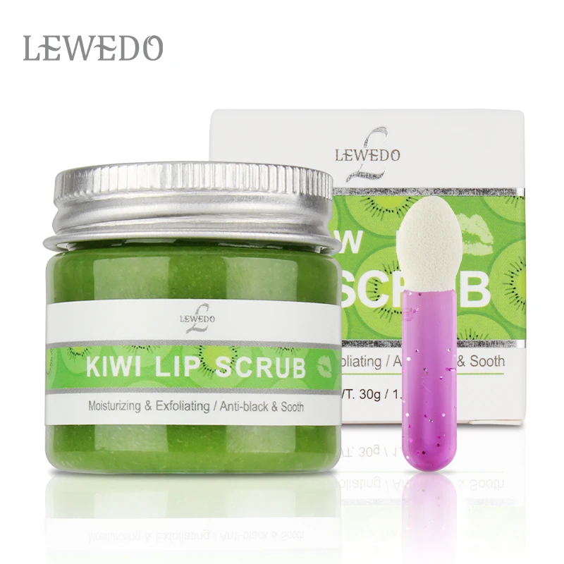 

LEWEDO Lips Care Scrub Fruit Lip Balm Moisturizing Plumper Exfoliating Kiwi Lip Scrubs Reduce Lip Fine Lines For Women Lip Care