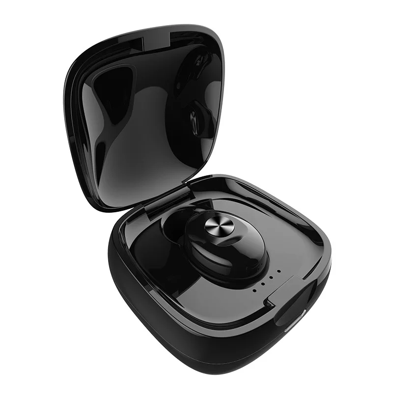 

New Wireless Bluetooth Cross-border Headset Mini Invisible In-ear Single Ear Hidden Sports Belt Charging Bin