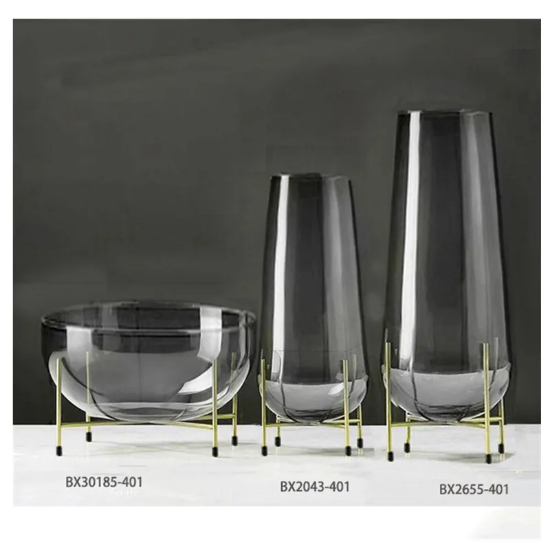 

Hand-blown Colored Glass Vases Hydroponic European-style Hotel Home Decoration Crafts Shelf Vase