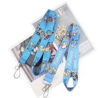 fd0172 anime shelter boy fashion keychain belt phone lanyard key id card usb badge holder diy lasso lanyarde