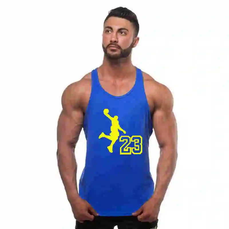 

2021 New fashion cotton sleeveless shirts gym hooded tank top men Fitness Vest Solid Bodybuilding singlets workout tanktop men
