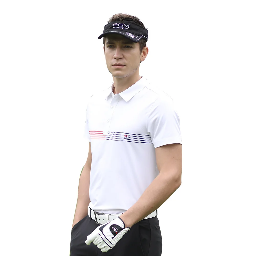 2020 PGM Новая одежда для гольфа мужская футболка с коротким рукавом быстросохнущая