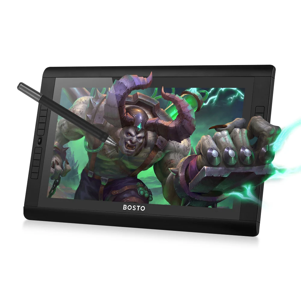 BOSTO 22UX 21 5 Дюймов графический планшет монитор для рисования IPS Экран дисплея 1920*1080