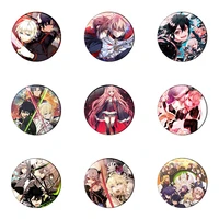 anime seraph of the end brooch pin cosplay badges for clothes backpack decoration krul tepes cosplay jewelry