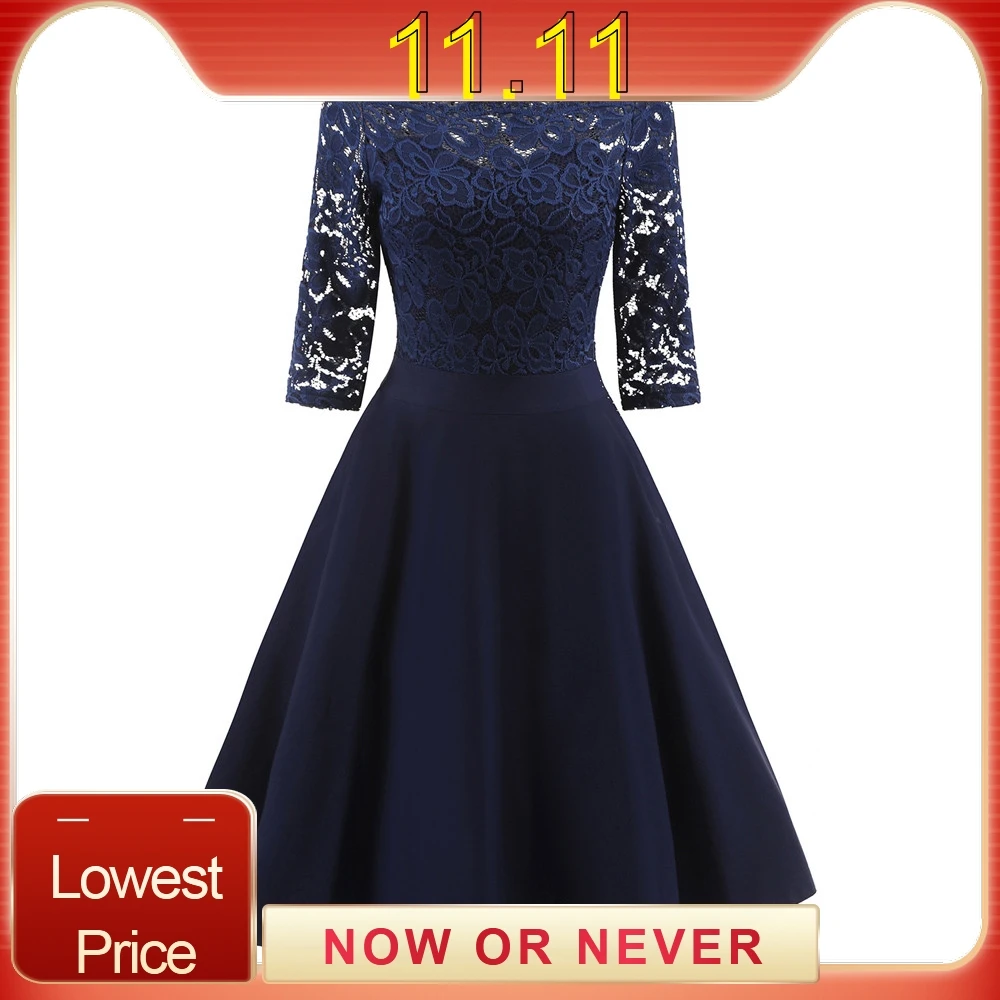 Зимние женские платья новые винтажные кружевные лоскутные сексуальные с