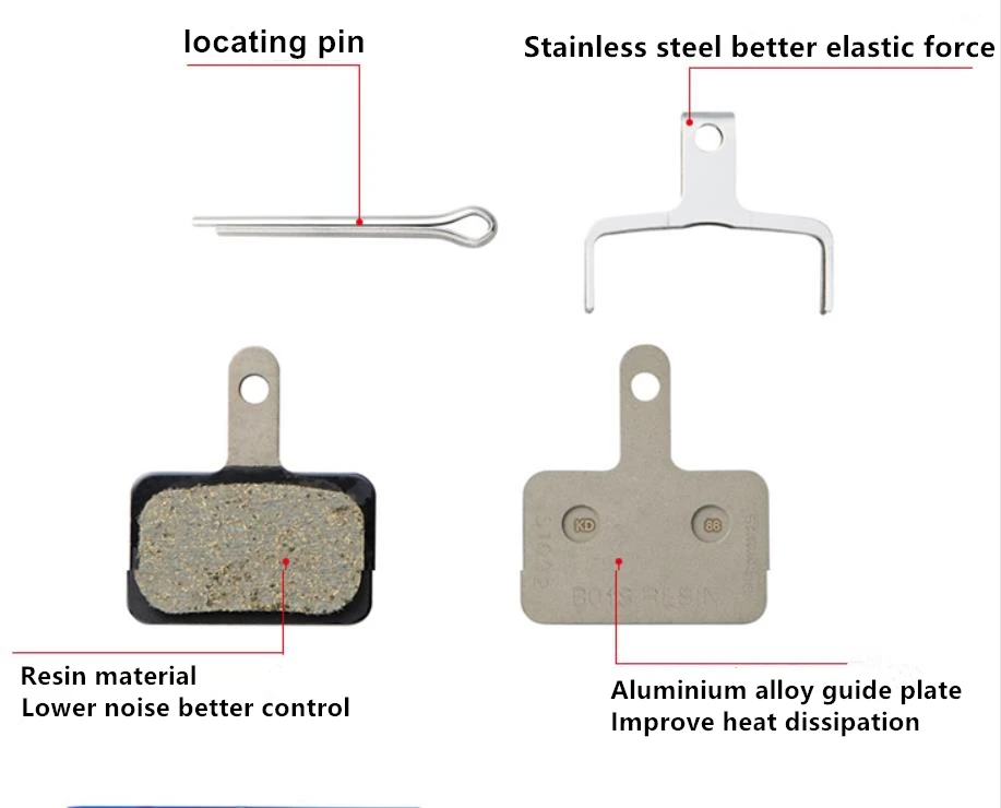 B01S резиновые Тормозные колодки для велосипеда дисковые MTB MT200/M315 / M355 M395 M446 M575 M486 M485