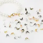 Соединительная застежка для бижутерии, 4 х7 мм, 100 шт.лот