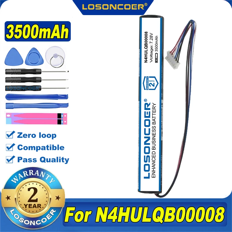 100% оригинальный новый аккумулятор LOSONCOER 3500 мАч N4HULQB00008 для ноутбука Panasonic