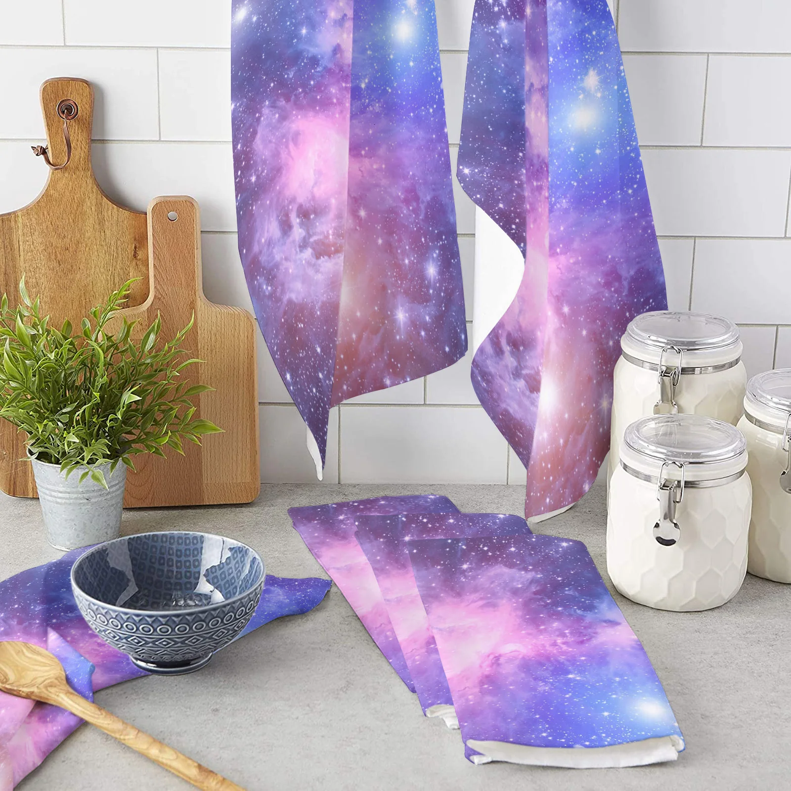

Кухонное полотенце из микрофибры Orion Nebula Purple Galaxy