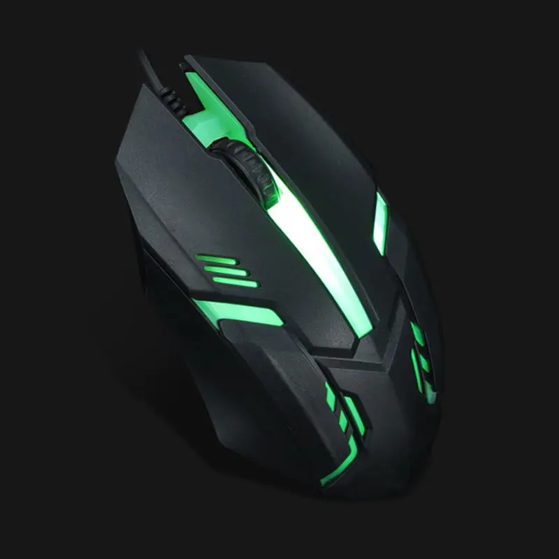 Проводная игровая мышь USB 1200 DPI электронная спортивная игра RGB Светящиеся