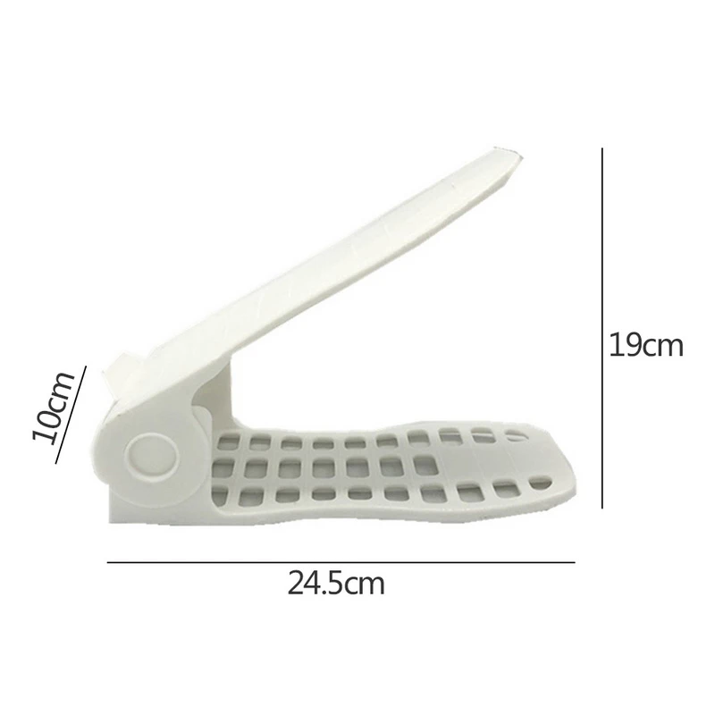 10 шт. Регулируемая простая и практичная полка для обуви слоты органайзер