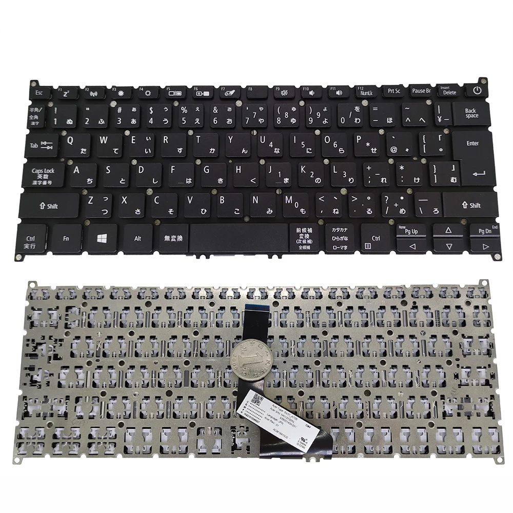 Япония Замена клавиатуры для ноутбука Acer swift 5 SF514-52 52T 59H JP Японский черный ноутбук
