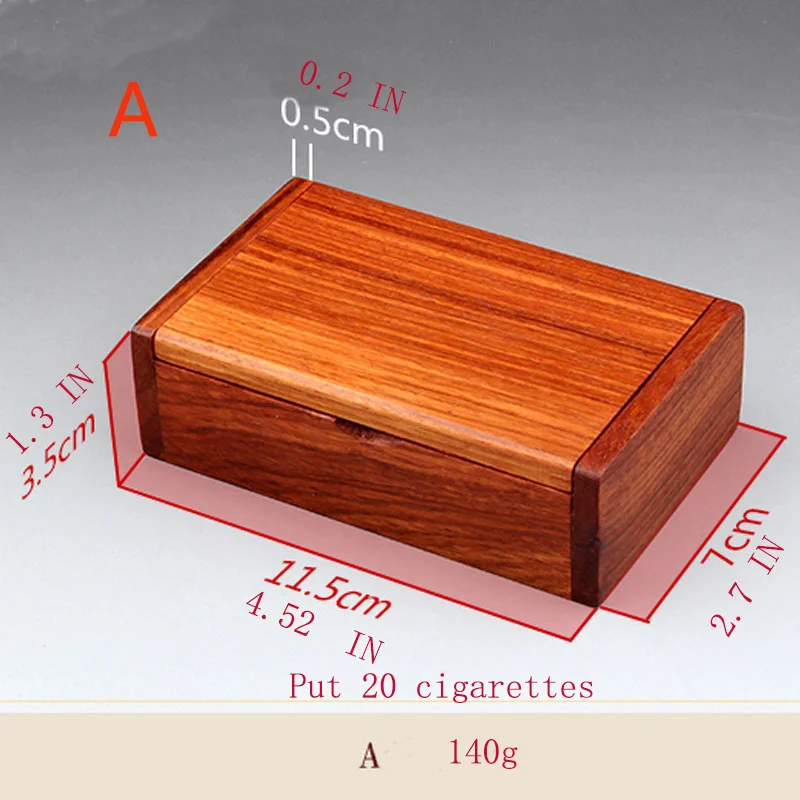 Чехол из массива дерева для сигар длина 85 и 100 мм | Дом сад
