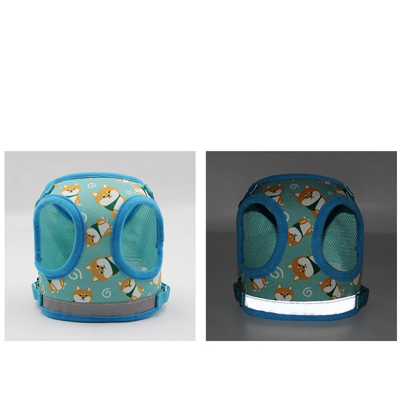 Светоотражающая шлейка для маленьких собак и кошек милая мультяшная